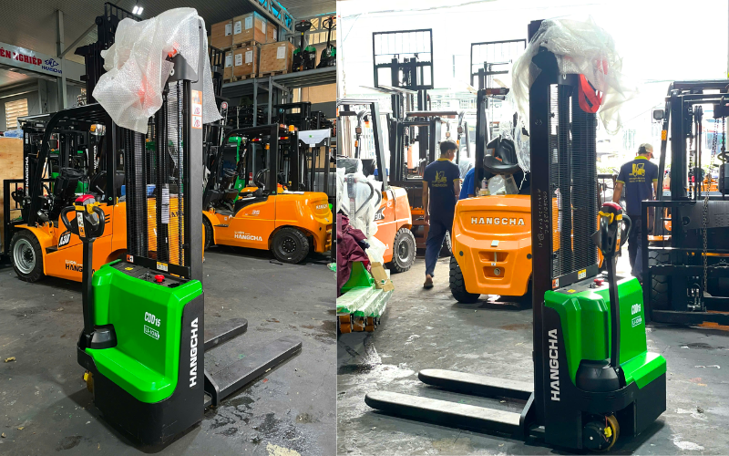 Xe nâng tay cao 1.5 tấn Lithium Hangcha