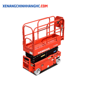 xe nâng người cắt kéo