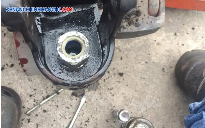 cách thay phốt xe nâng tay