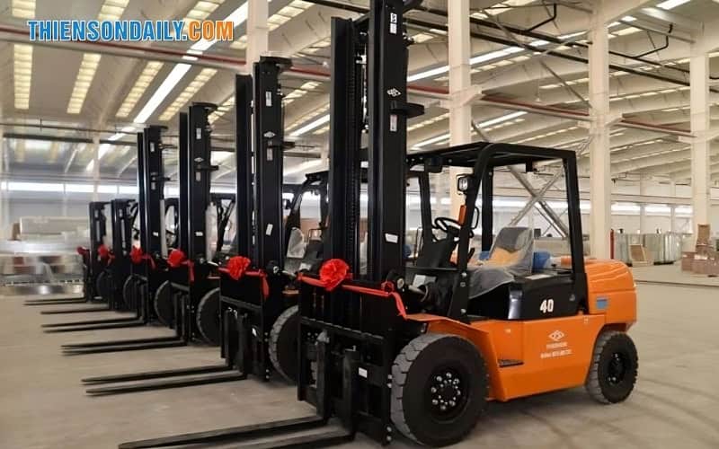 thủ tục nhập khẩu xe nâng