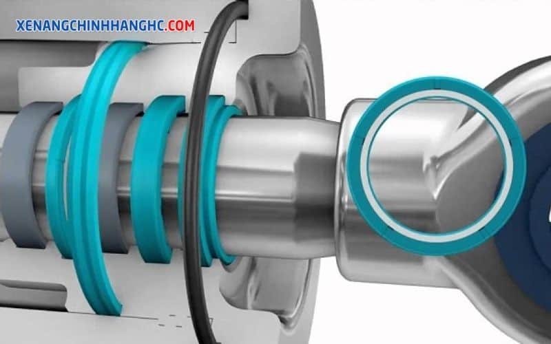 xe nâng bị tụt càng