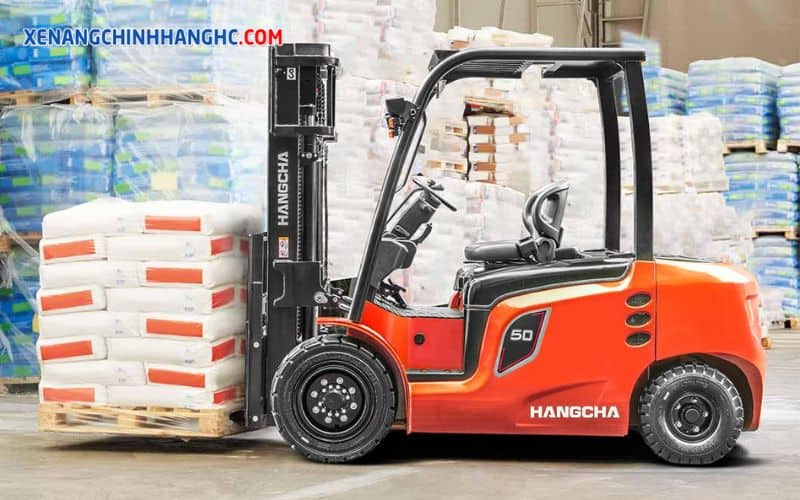Xe nâng điện 5 tấn