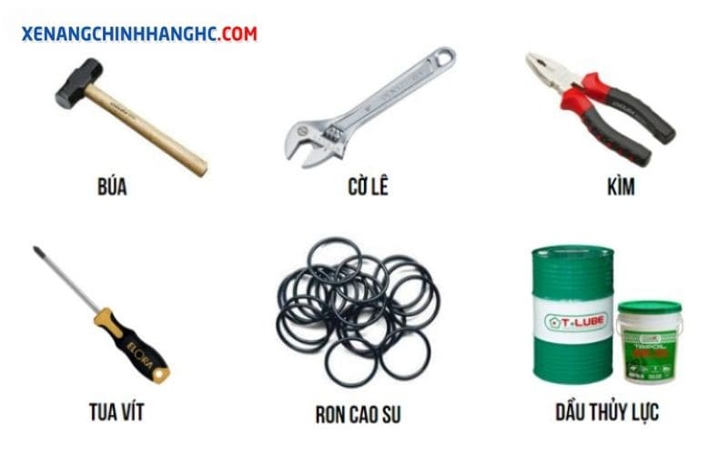 xe nâng điện không nâng hạ được