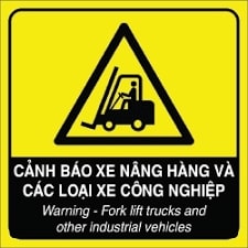 Biển báo xe nâng