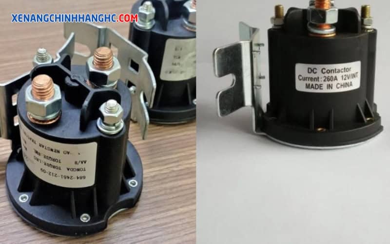 Xe nâng không tiến lùi được